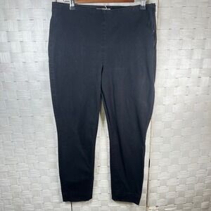 Everlane The Straight Leg Work Pant Black Cotton Elastane Size‎ 10